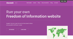 Desktop Screenshot of alaveteli.org